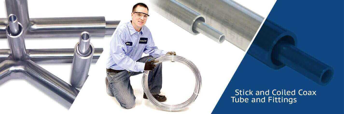 Coaxial tubing and fittings