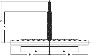 Coaxial Reducing Tee